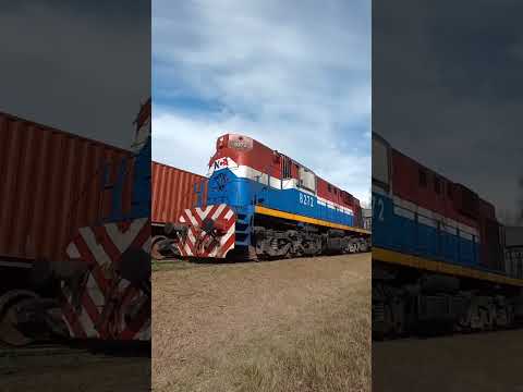 Trenes NCA en Arroyo Cabral Provincia de Cordoba