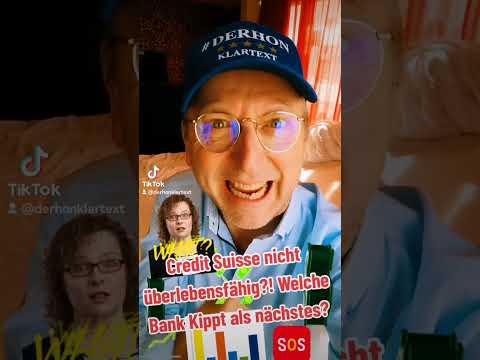Notrettung CREDIT SUISSE! Welche Bank kippt jetzt | Der HON Klartext Breaking News