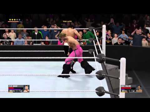 WWE2K16 My Career mode pt.8 SUPERMODEL/Vince Stallion vs Tyler Breeze