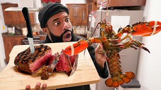 Cooking The BEST Steak and Lobster: Surf and Turf!