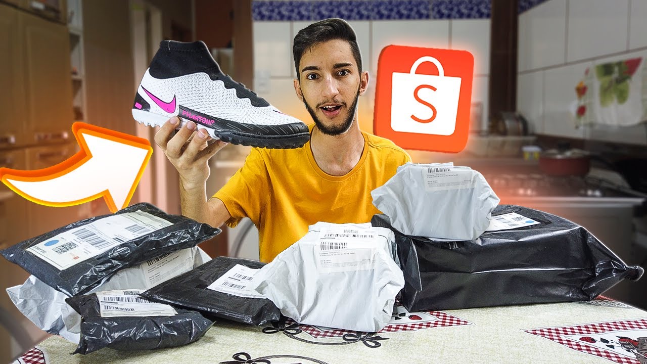 CHEGARAM MINHAS COMPRAS DA SHOPEE