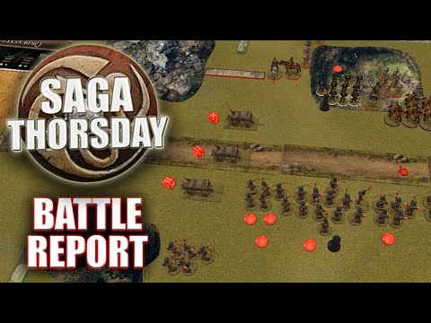 SAGA Battle Report - Ambush - Ordensstaat vs Pagan Peoples! SAGA THORSDAY 144