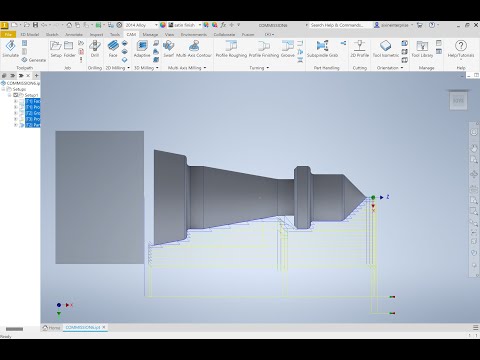 Autodesk Inventor CAM Ultimate Guide: Engineers — Face, Turn, Groove, Finish & Part-Off Operations
