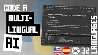 Code Your Own Multilingual AI in Python that speaks 32 languages