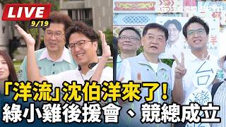 沈伯洋出席綠小雞後援會、競總成立