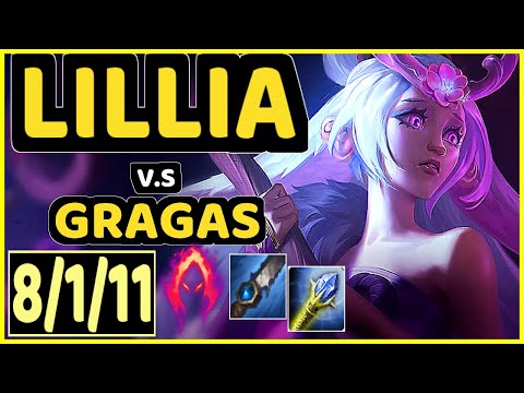 NIGHTBLUE3 (LILLIA) vs GRAGAS - 8/1/11 KDA JUNGLE GAMEPLAY - NA Ranked GRANDMASTER