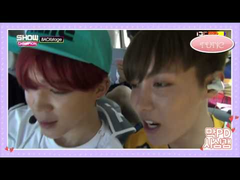 150711 쇼챔피언 backstage 방탄소년단 (BTS) by플로라 [HD]