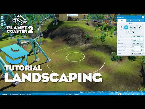 Master LANDSCAPING in Planet Coaster 2 TUTORIAL