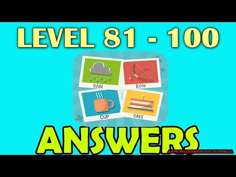 Pictoword Level 81 - 100 - All Answers - Walkthrough ( By Kooapps LLC ) - YouTube