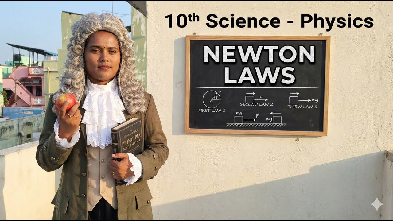 Newtons Law of Motion | 10th Std Science