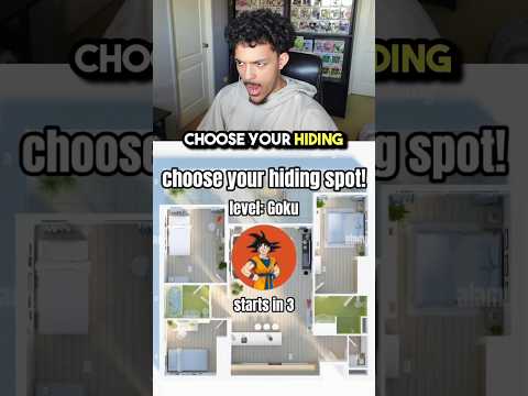 CAN YOU HIDE FROM GOKU? 💀 #shorts