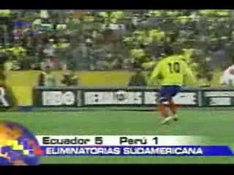 Ecuador Goleó a Perú 5 - 1 Resumen del partido