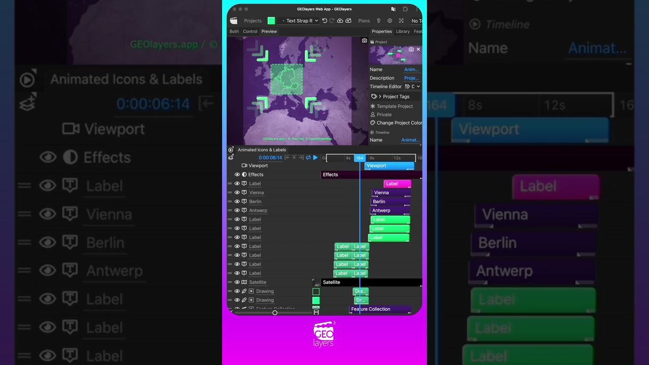 🗺️ LOTTIE FILES SUPPORT IN GEOLAYERS.APP IS HERE!