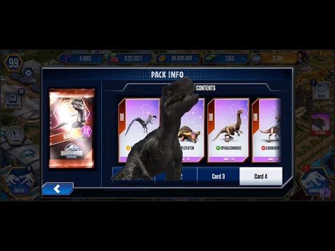 Infinity Pack Upgrade & Gold Spin!! Jurassic World The Game| R #326