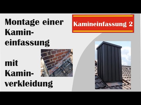 Ich zeige euch wie eine Kamineinfassung mit Kaminverkleidung montiert wird