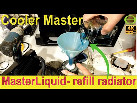 How to disassemble and refill a liquid CPU cooler and reassemble - Cooler Master Master Liquid 240