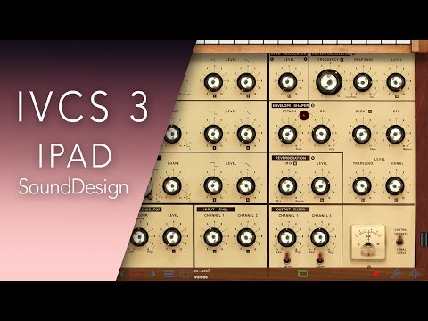 ivcs3 sounddesign on ipad