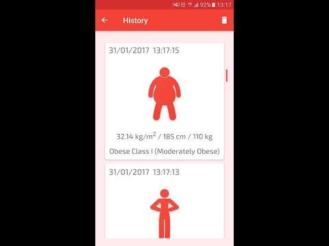 Determine your Ideal Weight on Android with your Body Mass Index