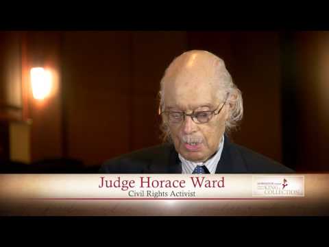 King Collection: Oral History - Judge Horace Ward