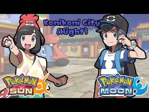 10 Hours KoniKoni City Night Music - Pokemon Sun & Moon Music Extended