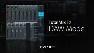 Video thumbnail for TotalMix FX DAW Mode for RME Audio Interfaces by RME Audio