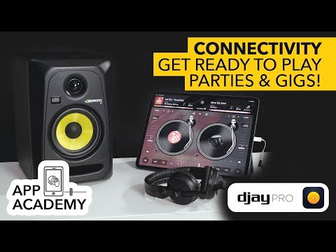 Setting Up iPad with Speakers & Headphones - Algoriddim DJAY Pro Tutorial 3/3