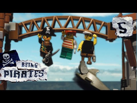 Being Pirates: Danger at Aye Rock | (Episode 5/6) Season 1 | LEGO Stop-motion Animation