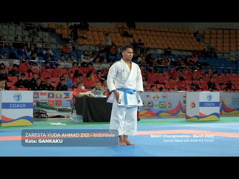 GANKAKU - Zaresta Yuda Ahmad Zigi (Indonesia) | SEAKF 2023 Senior Male Individual Kata - Gold