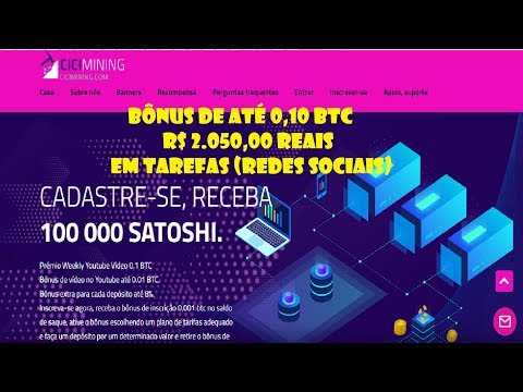 CICIMINING - 4º Saque 0.02175 Btc = 452,00 Reais+Bônus de até 0.1 Btc = 2.078 Reais