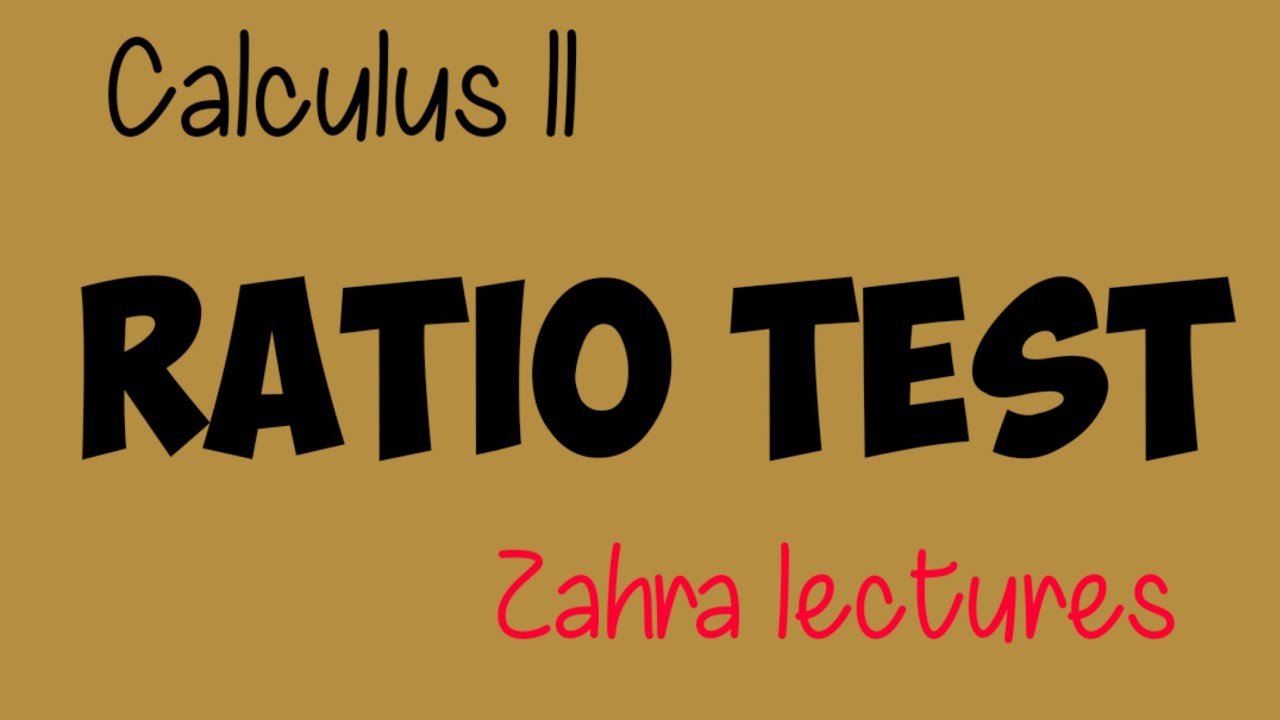 Ratio test Determine convergence of series using ratio test