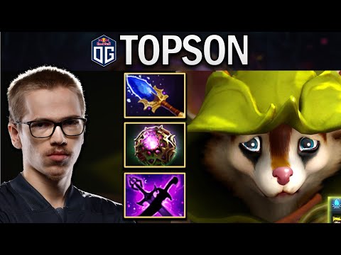 OG.TOPSON HOODWINK WITH AGHANIMS-OCTARINE - DOTA 2 7.29 GAMEPLAY