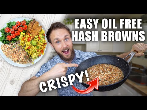 Crispy Oil Free Hash Brown Recipe | SO EASY AND DELICIOUS!