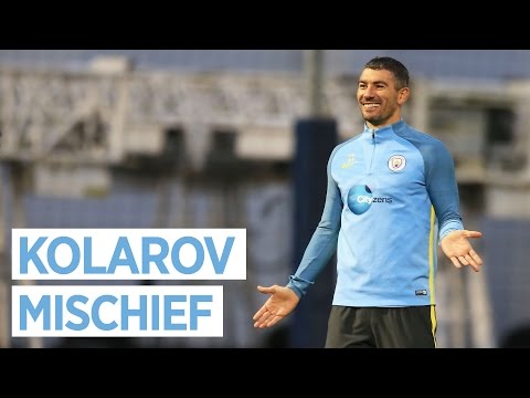 KOLAROV MISCHIEF IN TRAINING!