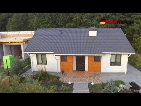 Cборный дом по проекту Z7 на основе каркасно-панельной технологии