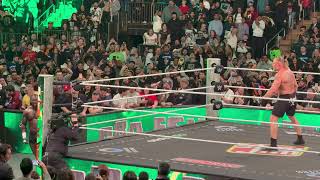 Download lagu Brock Lesnar and Oba Femi WWE Monday night Raw MSG mp3