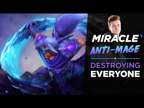 Miracle Destroying Others with Anti-Mage - Dota 2 Rampage Gameplay