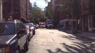 preview picture of video 'NEW YORK PRESBYTERIAN HOSPITAL EMS AMBULANCE RESPONDING AT W. 4TH ST. & 7TH AVE. IN THE VILLAGE.'