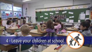 At the sound of the siren, everyone take shelter!