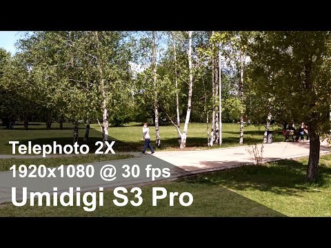 Umidigi S3 Pro - Full HD (1080p), telephoto 2X camera video sample (20190430-2205 update)