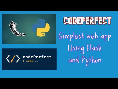 #1 | Simplest Web app using Flask and Python in less than 4 minutes | by codePerfect |#python #flask