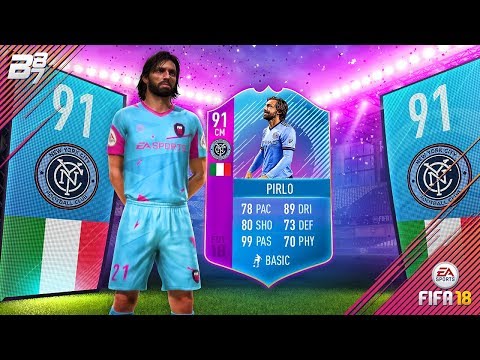 END OF ERA 91 PIRLO UNLOCK! SQUAD BUILDING CHALLENGE! | FIFA 18 ULTIMATE TEAM