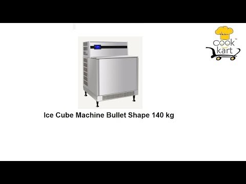 Ice Cube Machine Bullet Shape 140kg