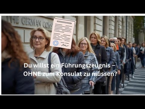 TUTORIAL - Deutsches Führungszeugnis aus dem Ausland beantragen (Postweg)