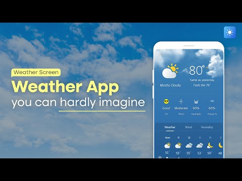 Weather Screen-Forecast, Radar Video