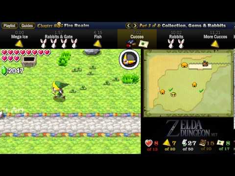 Legend of Zelda Spirit Tracks Walkthrough 08 (3/8) "Collection: Gems & Rabbits"