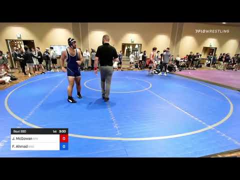 195 Lbs Rr Rnd 4 - John McGowan, GPS Wrestling Vs Farzad Ahmad, Bison Training Center Ec69