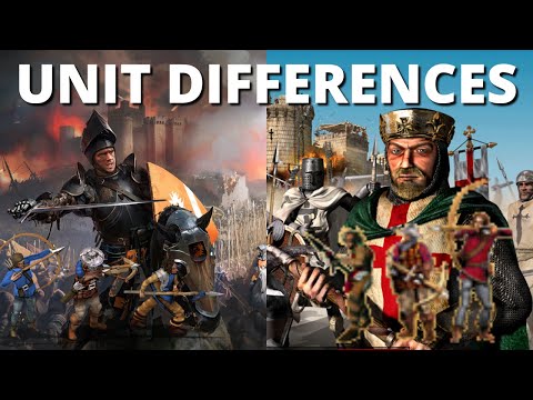 All UNIT DIFFERENCES Between Crusader and Definitive Edition