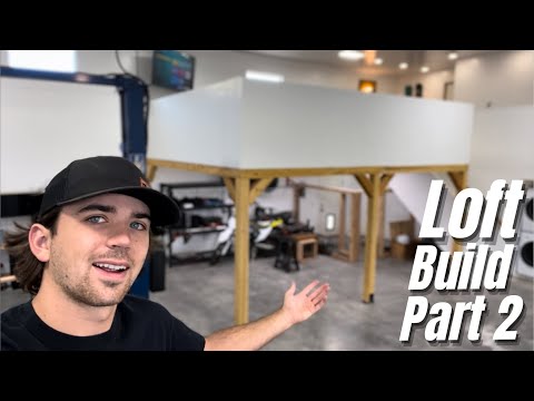 Easy DIY Loft/Mezzanine Build Part 2 (Shophouse/Barndominium Build)