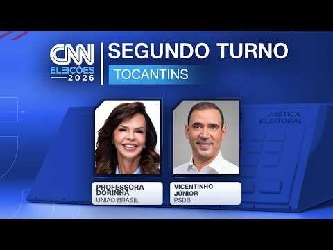 Professora Dorinha e Vicentinho Júnior vão ao 2º turno no Tocantins | CNN ELEIÇÕES