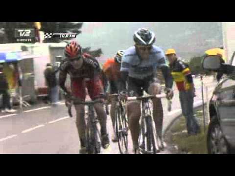Alberto Contador attacks part 2 - Stage 16, Tour de France 2011